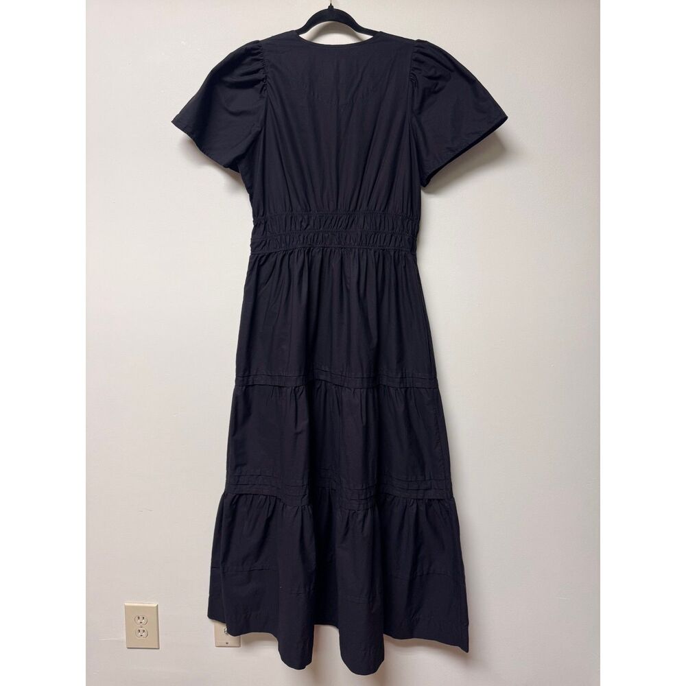 by ANTHROPOLIGIE The Somerset Maxi Dress, Black, Sz L - Picture 9 of 12